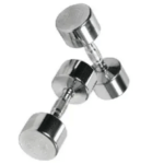 JDB03C-4 Pro Chrome Dumbbell In pairs - 4KG (PAIR)