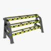 DFT667 Beauty Dumbbell Rack (3-Tier, 12pairs Dumbbell Rack)