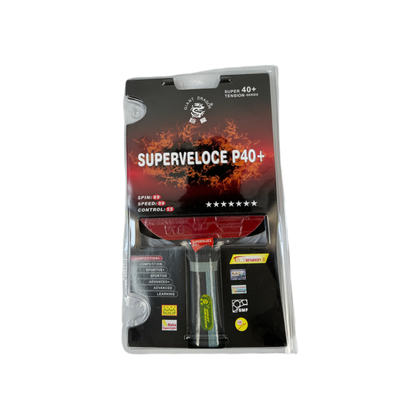 ST-12703-P40 Table Tennis Bat (Super Veloce 40+, Rating: *7 stars)